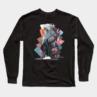 Picasso Style Winter Dressing Long Sleeve T-Shirt